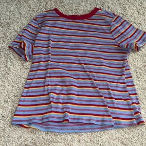 80s vintage inspired Striped t shirt